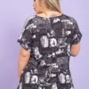 Camiseta talla grande mujer periódico - Imagen 2