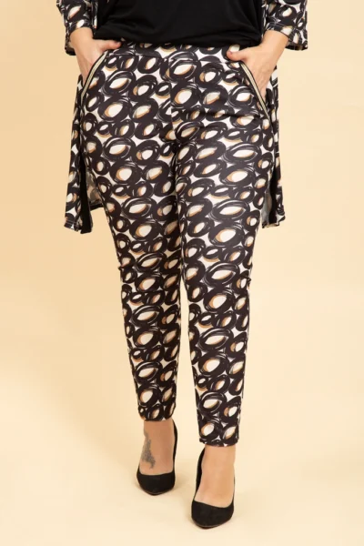 pantalón talla grande bolsillos