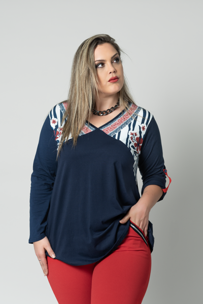 Camiseta mujer moderna con toque boho chic