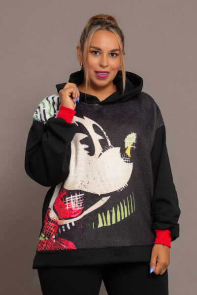 Sudadera mujer en talla grande felpa Mickey